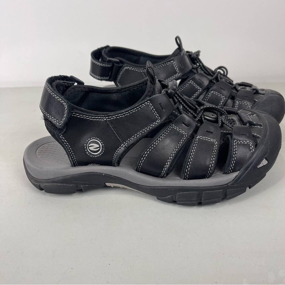 Men's Closed Toe Hiking Sandals Black Gorpcore Size 40 Outdoors Athletic Casual - Picture 2 of 7